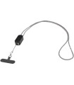 Lanyard de plastico reciclado para smartphone con cable integrado 5 en 1 de 27 W Anser