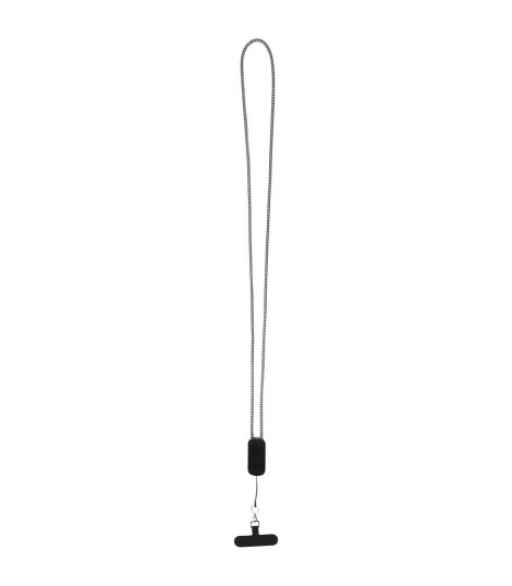 Lanyard de plastico reciclado para smartphone con cable integrado 5 en 1 de 27 W Anser