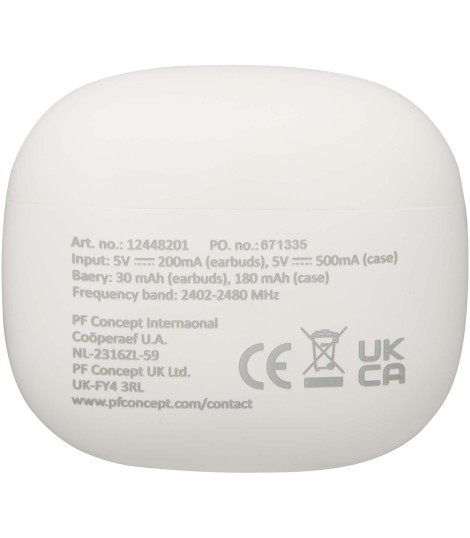 Auriculares True Wireless Bluetooth de plastico reciclado con almohadillas de silicona Alterf