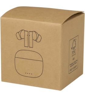 Auriculares True Wireless Bluetooth de plastico reciclado con almohadillas de silicona Alterf