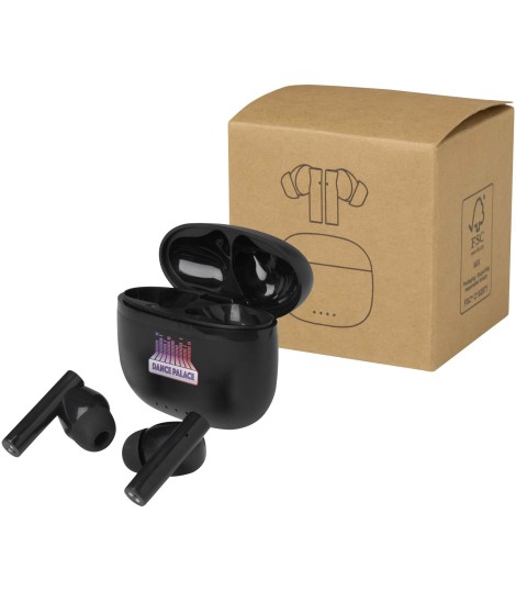 Auriculares True Wireless Bluetooth de plastico reciclado con almohadillas de silicona Alterf