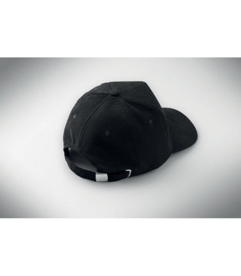 Gorra de pana de 5 paneles