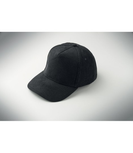 Gorra de pana de 5 paneles