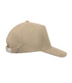 Gorra de pana de 5 paneles