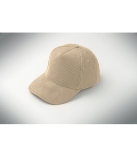 Gorra de pana de 5 paneles