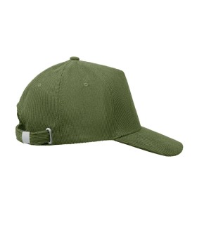 Gorra de pana de 5 paneles