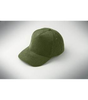 Gorra de pana de 5 paneles