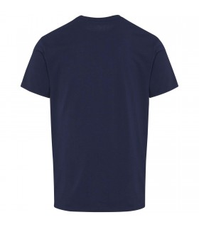 Camiseta organica de 160 g m con certificado OCS de manga corta unisex Azurite