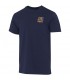 Camiseta organica de 160 g m con certificado OCS de manga corta unisex Azurite