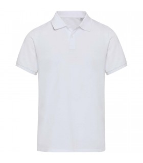 Polo de material reciclado organico de 220 g m con certificado OCS de manga corta unisex Beryl