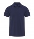 Polo de material reciclado organico de 220 g m con certificado OCS de manga corta unisex Beryl