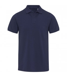 Polo de material reciclado organico de 220 g m con certificado OCS de manga corta unisex Beryl