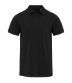 Polo de material reciclado organico de 220 g m con certificado OCS de manga corta unisex Beryl
