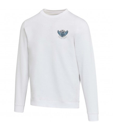 Jersey de cuello redondo de material reciclado organico de 280 g m con certificado OCS unisex Jasper