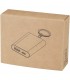 Bateria externa de aluminio reciclado de 2000 mAh con llavero Arcturus
