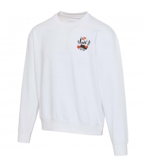 Jersey unisex de 280 g m2 organico con certificado OCS oversize de cuello redondo Boris