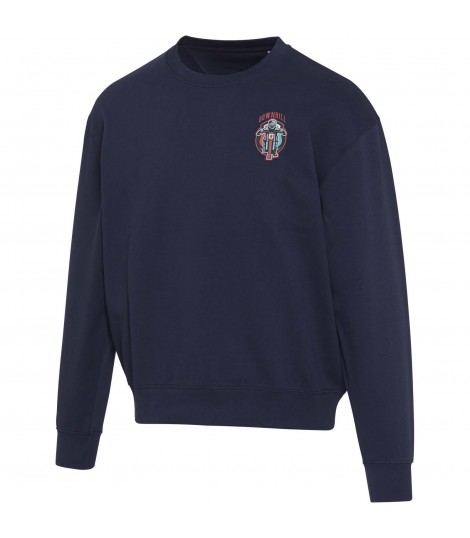 Jersey unisex de 280 g m2 organico con certificado OCS oversize de cuello redondo Boris
