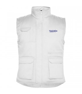 Chaleco de trabajo multiusos calido con cuello alto Amanzor