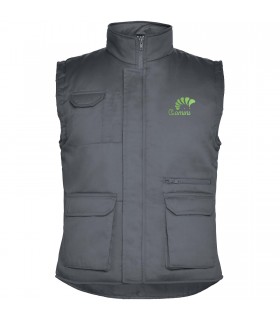 Chaleco de trabajo multiusos calido con cuello alto Amanzor