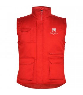 Chaleco de trabajo multiusos calido con cuello alto Amanzor