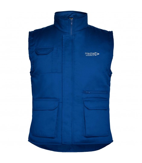 Chaleco de trabajo multiusos calido con cuello alto Amanzor