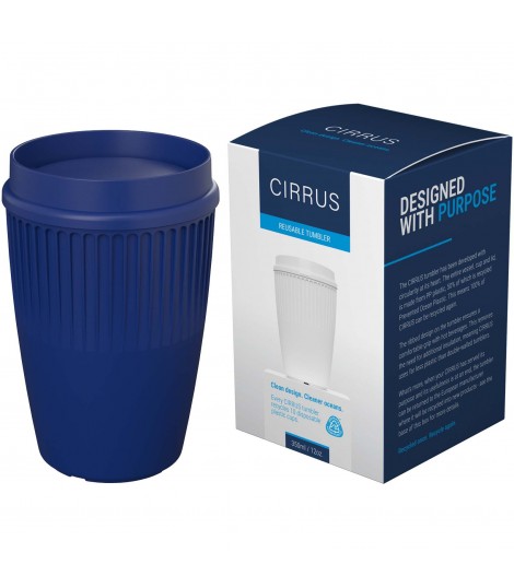 Vaso de 350 ml con tapa de 360 Cirrus POP