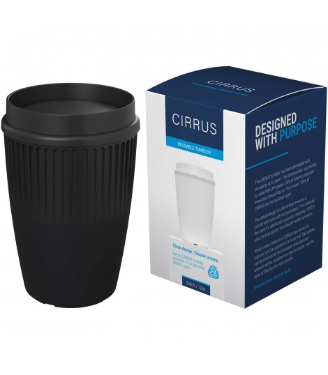 Vaso de 350 ml con tapa de 360 Cirrus POP