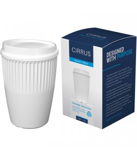 Vaso de 350 ml con tapa Cirrus POP