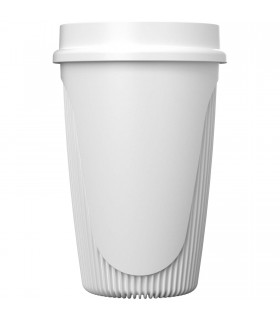 Vaso de 350 ml con tapa de 360 Alto POP