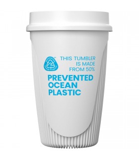 Vaso de 350 ml con tapa de 360 Alto POP