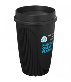 Vaso de 350 ml con tapa de 360 Alto POP