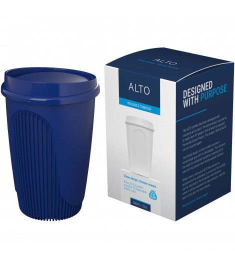 Vaso de 350 ml con tapa Alto POP