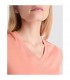 Camiseta de cuello de pico de manga corta para mujer Victoria