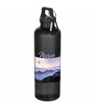 Bidon de 750 ml de plastico reciclado con certificado RCS y mosqueton Oregon