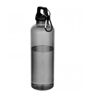 Bidon de 750 ml de plastico reciclado con certificado RCS y mosqueton Oregon