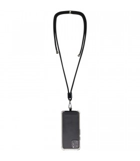 Lanyard ajustable reciclado para smartphone Vega