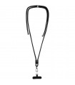 Lanyard ajustable reciclado para smartphone Vega
